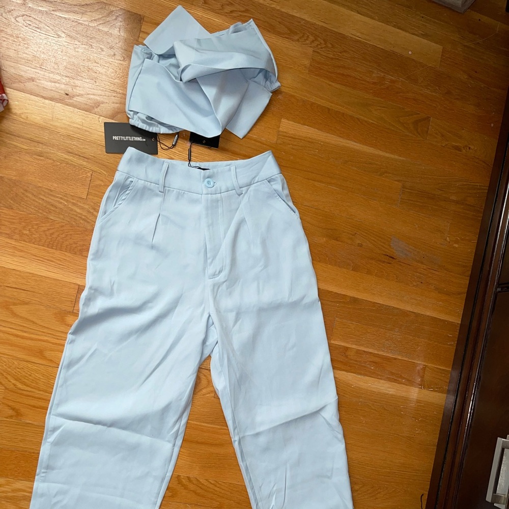 Light Blue Pant Set